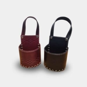 Simplicidad Viajera -Portamate Premium de Cuero