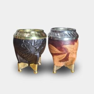 Torpedo premium virola, patas con bolitas de Alpaca o Bronce